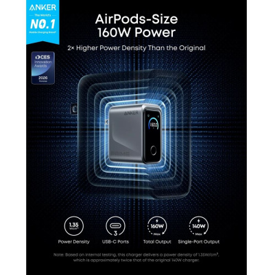 Anker Prime 160W fali töltő