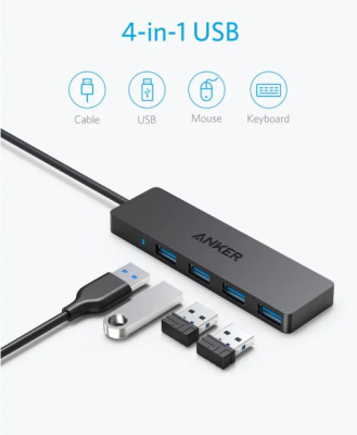 Anker 4-Port USB 3.0 Hub