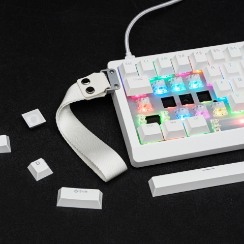 Epomaker HE68 Lite Magnetic Switch Mechanikus Gamer Billentyűzet - Fehér