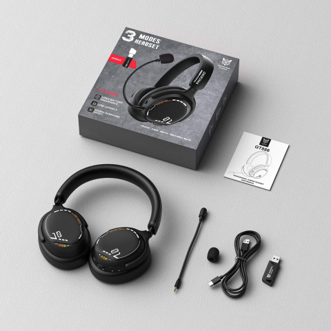 Onikuma GT886 Tri-Mode Vezeték Nélküli Gamer Headset
