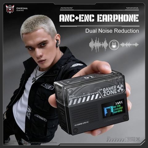 Onikuma TX602 Tri-Mode Vezeték Nélküli Gamer Fülhallgató TWS