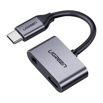 UGREEN 2-in-1 USB-C Audio és Töltő Adapter