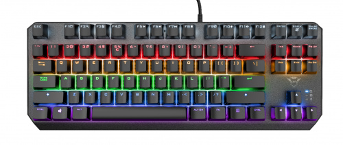 Trust GXT 834 Callaz Mechanikus Gamer Billentyűzet - Angol kiosztás