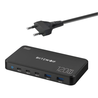Blitzwolf BW-i100 5in1 hálózati töltő