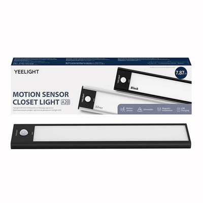 Yeelight Mozgásérzékelős Bútorvilágítás 20 cm - Fekete
