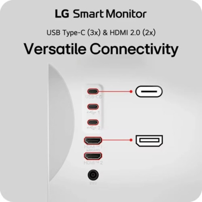 LG 32U850SA-W 32" 4K UHD 144Hz IPS Gaming Monitor