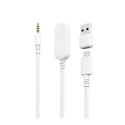 HyperX Cloud III Gamer Fejhallgató - Fehér/Rózsaszín