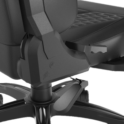 CORSAIR TC100 RELAXED Gamer Szék - Műbőr, Fekete