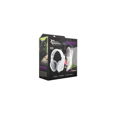 White Shark Panther Gamer Fejhallgató - Fehér