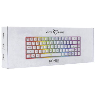 White Shark Ronin Gamer Billentyűzet - Fehér (US)