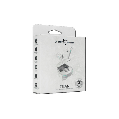 White Shark TITAN-W In-ear Bluetooth Fülhallgató