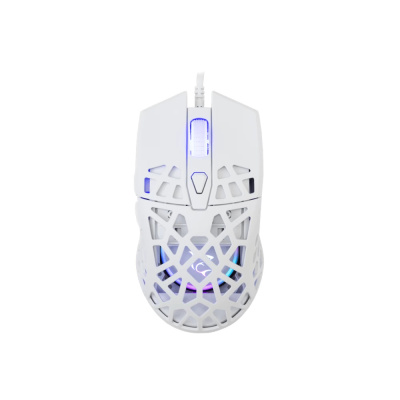 White Shark Caradoc Gamer Egér - Fehér