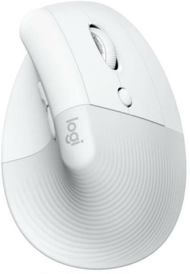 Logitech Lift for Mac Vertikális Egér - Piszkosfehér