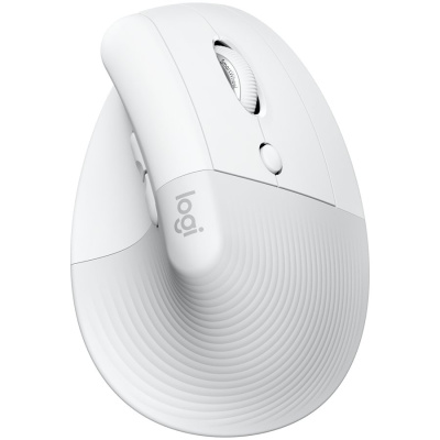 Logitech Lift for Mac Vertikális Egér - Piszkosfehér