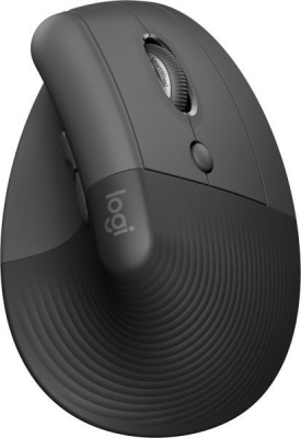 Logitech Lift Vertical Ergonomikus Egér - Grafitszürke