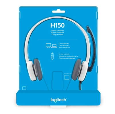 Logitech H150 Vezetékes Headset - Fehér