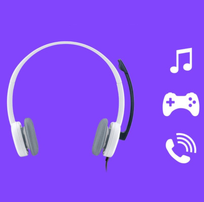 Logitech H150 Vezetékes Headset - Fehér