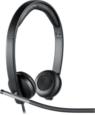 Logitech H650e Vezetékes Fejhallgató - Fekete
