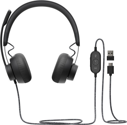 Logitech Zone Wired MS Fejhallgató