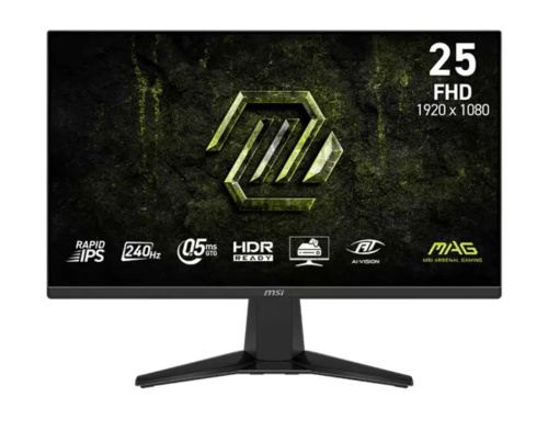 MSI MAG 255F X24 24,5" FHD Rapid IPS Gamer Monitor - Fekete