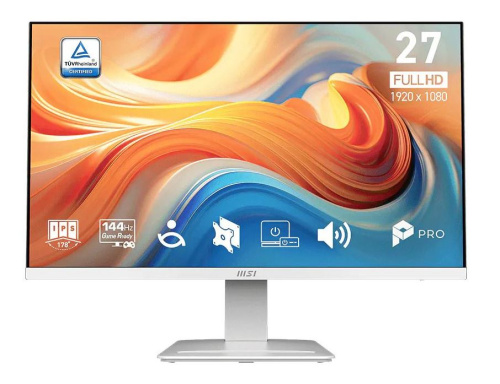 MSI PRO MP273W E14A 27" FHD IPS 144Hz Monitor - Fehér