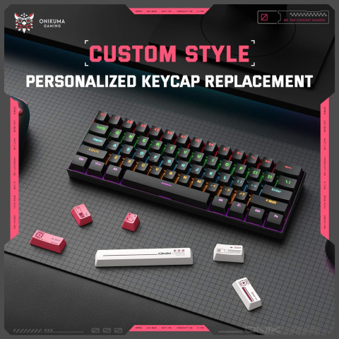 Onikuma MT605 Tri-Mode Vezeték Nélküli Mechanikus Gamer Billentyűzet