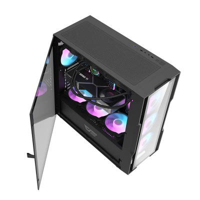 DarkFlash DK431 Glass Számítógépház