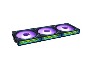 Lian Li UNI FAN SL-INF Wireless 120 Reverse 3-Pack - Fekete