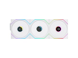 Lian Li UNI FAN TL-LCD Wireless 120mm 3db-os Ventilátor - Fehér