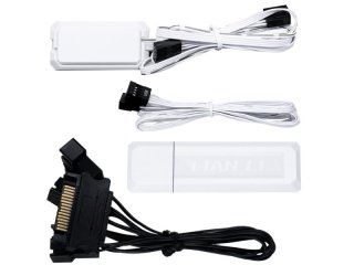 Lian Li UNI FAN TL-LCD Wireless 120mm 3db-os Ventilátor - Fehér