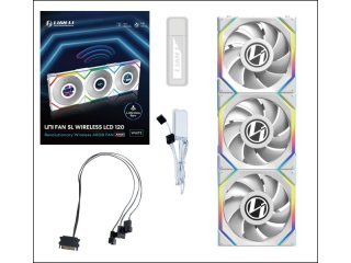 Lian Li UNI FAN SL Wireless LCD 120 3db-os csomag