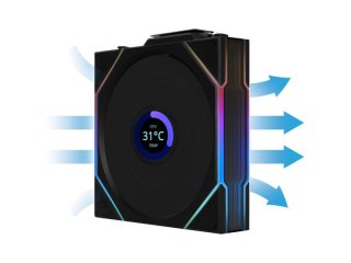 Lian Li UNI FAN TL-LCD Wireless 120mm 3db-os Ventilátor