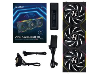 Lian Li UNI FAN TL-LCD Wireless 120mm 3db-os Ventilátor