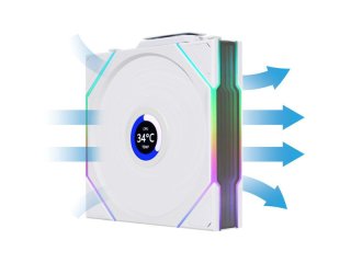 Lian Li UNI FAN TL-LCD Wireless 120mm 3db-os Ventilátor