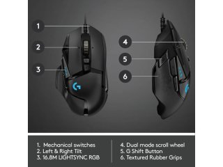 Logitech G502 Hero Gamer Egér