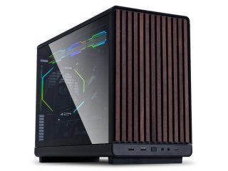 Lian Li DAN Cases A3-mATX Wood Edition Ház - Fekete