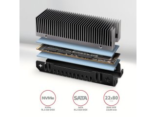 Axagon CLR-M2XT SSD Hűtő