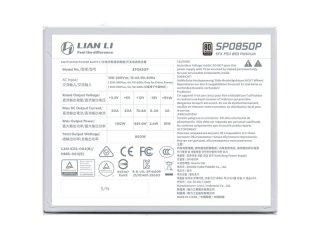 Lian Li SP Platinum 850W Tápegység