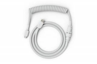 Glorious Coiled Cable Ghost White - USB-C Spirálkábel - Fehér