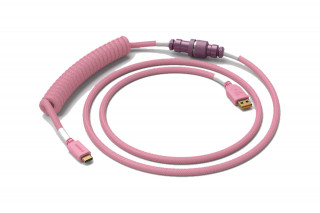 Glorious Coiled Cable Prism Pink - USB-C Spirálkábel - Pink
