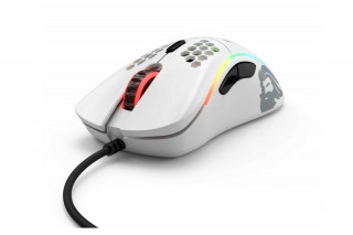 Glorious Model D- - RGB Optikai Gaming Egér - Fehér