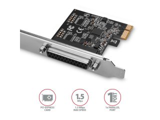 Axagon PCEA-P1N Párhuzamos Port Adapter