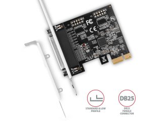 Axagon PCEA-P1N Párhuzamos Port Adapter