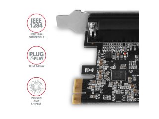 Axagon PCEA-P1N Párhuzamos Port Adapter