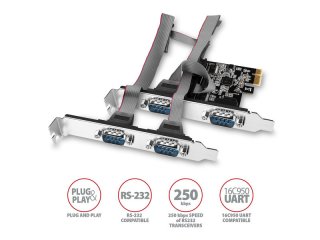 Axagon PCEA-S4N 4x Soros PCIe Vezérlőkártya