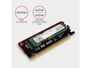 Axagon PCEM2-S M.2 NVMe Adapter