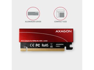 Axagon PCEM2-S M.2 NVMe Adapter
