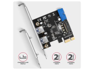 Axagon PCEU-232RS USB Bővítőkártya