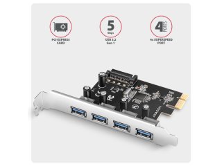 Axagon PCEU-430RS USB Bővítőkártya