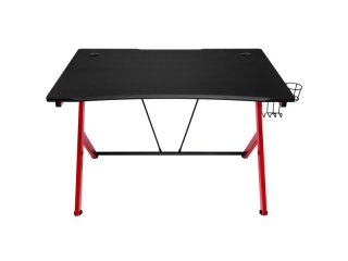 Nitro Concepts D12 Gamer Asztal - 1160 x 750 mm - Fekete/Piros